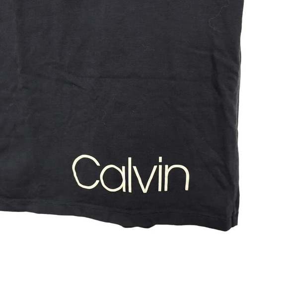 Calvin Klein Blue Aline Tshirt Dress Lace Up Women Size M Short Sleeve Casual - Picture 3 of 6